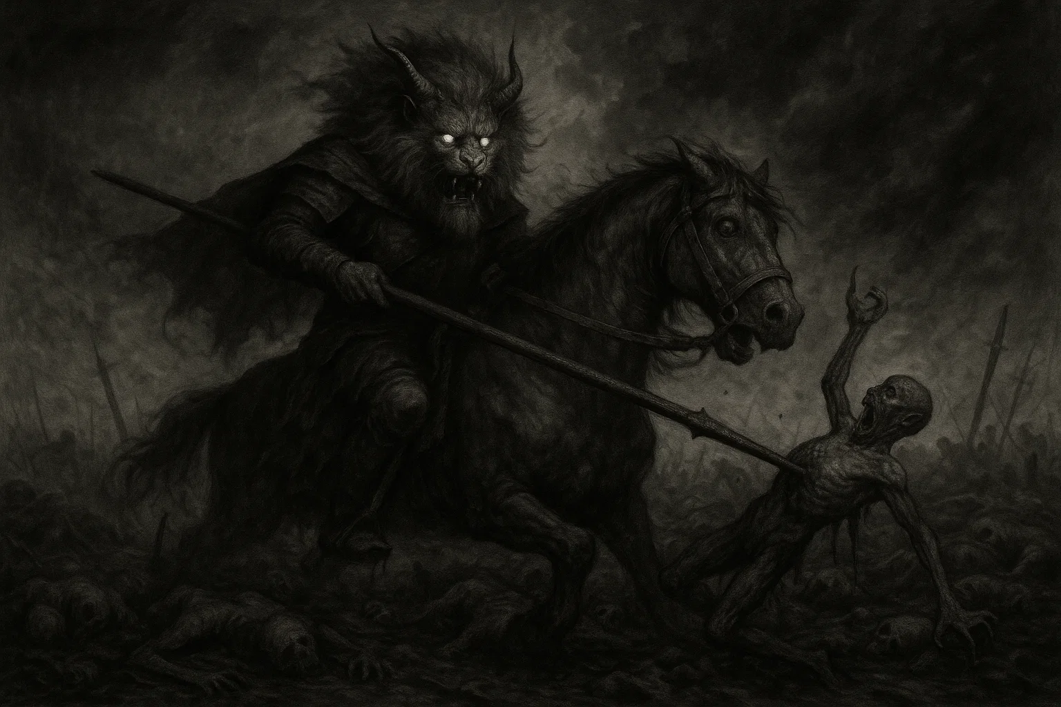 Alloces, The Lion-Faced Duke of Hell