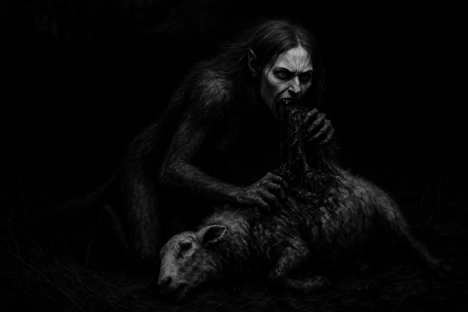 Wolf Woman of Mobile cryptid