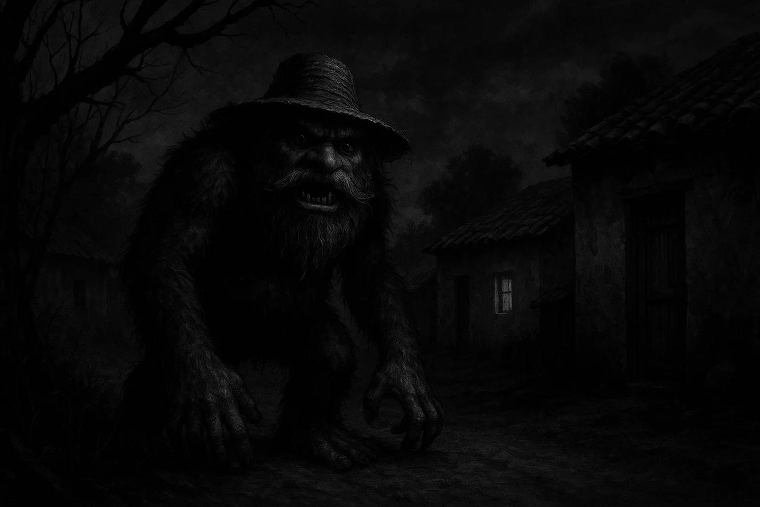 El Pombero forest spirit cryptid