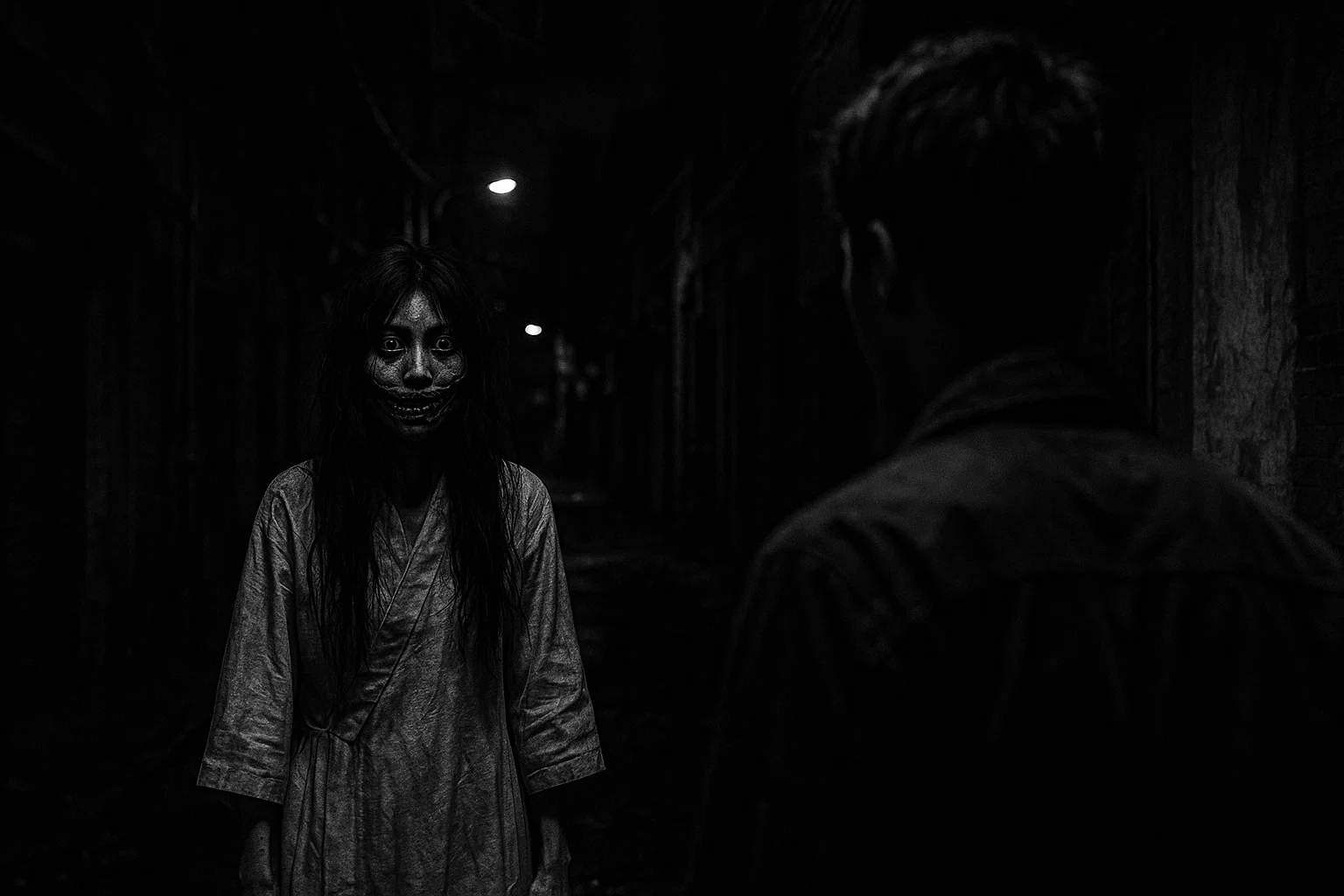 Kuchisake onna Slit Mouthed Woman horror story