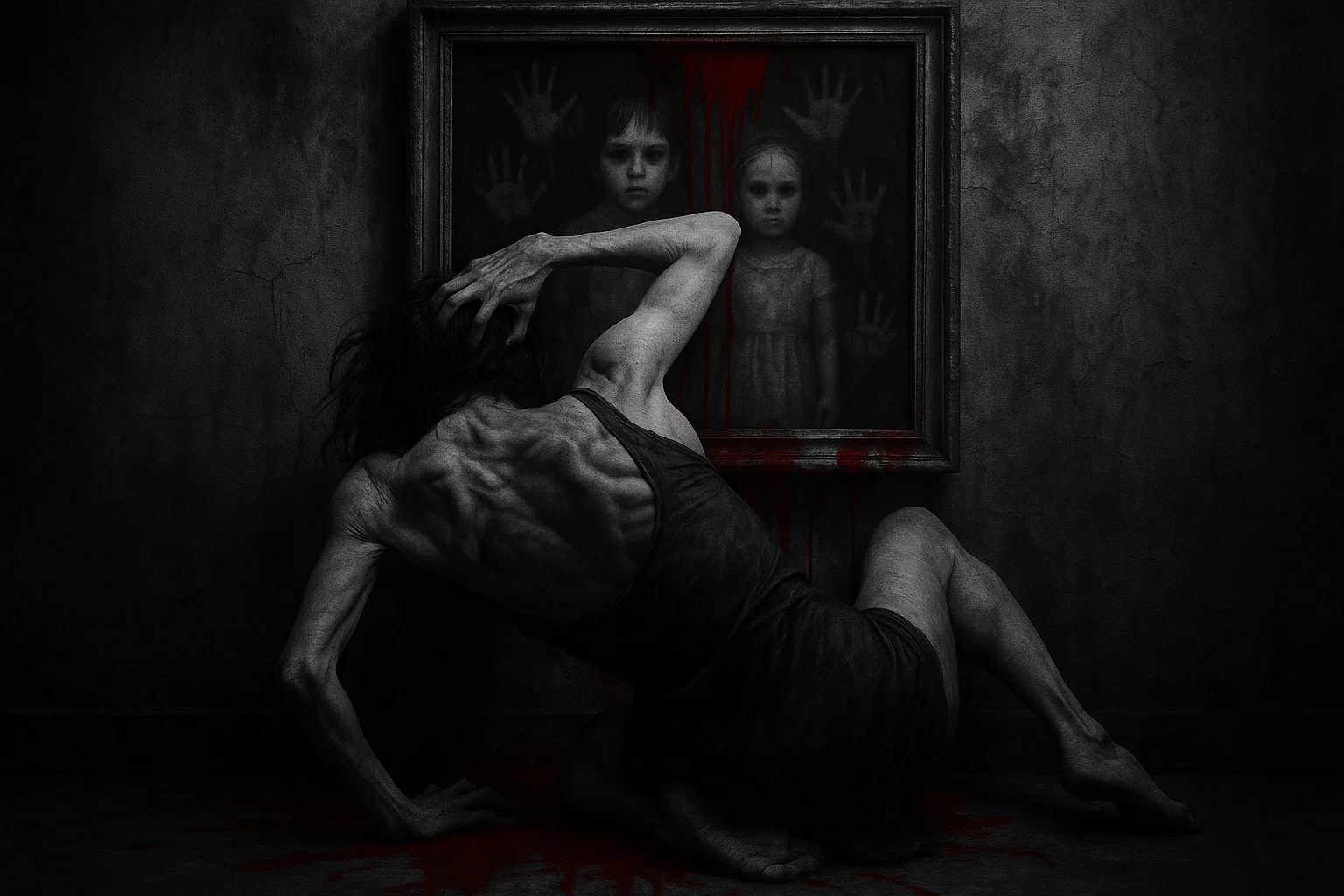 The Hands Resist Him cursed painting