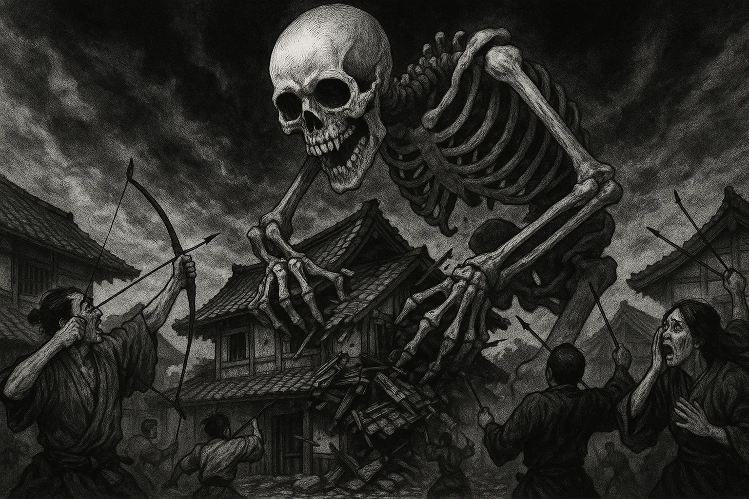 Gashadokuro, giant skeletal yokai
