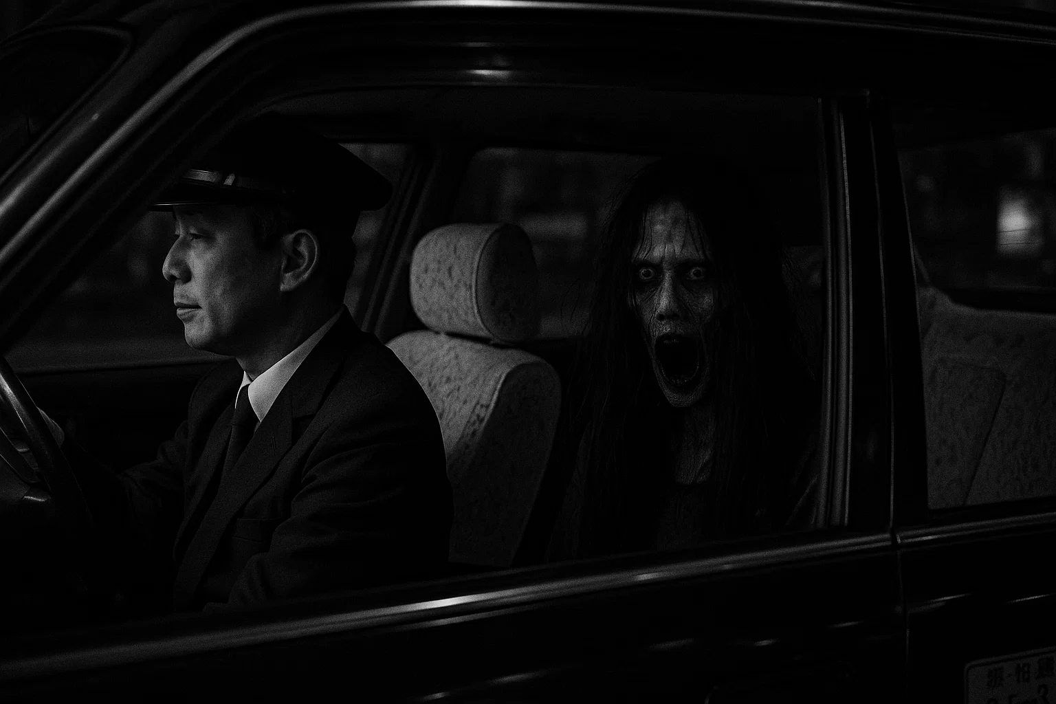 Ghost taxi passengers of Japan