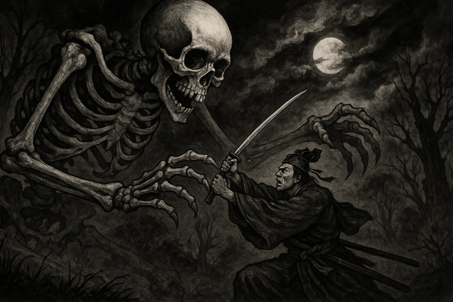 Samurai's Curse japanese horror story