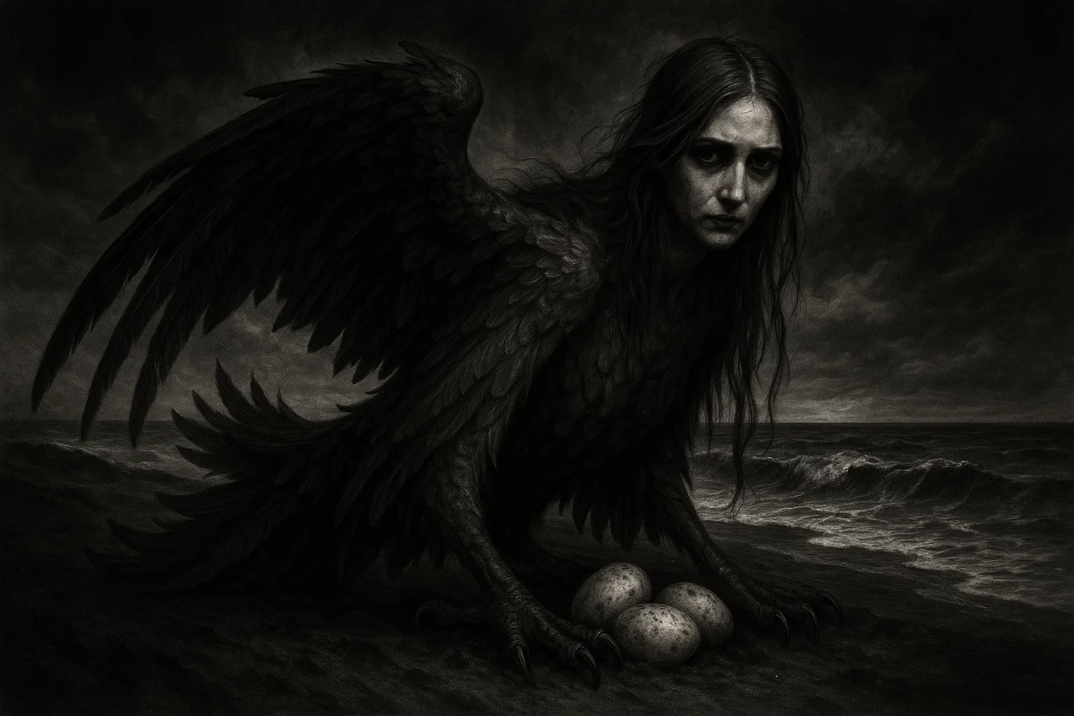 Alkonost slavic monster