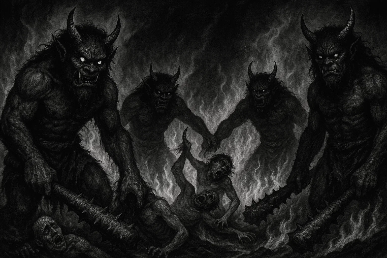 Japanese Oni Monsters