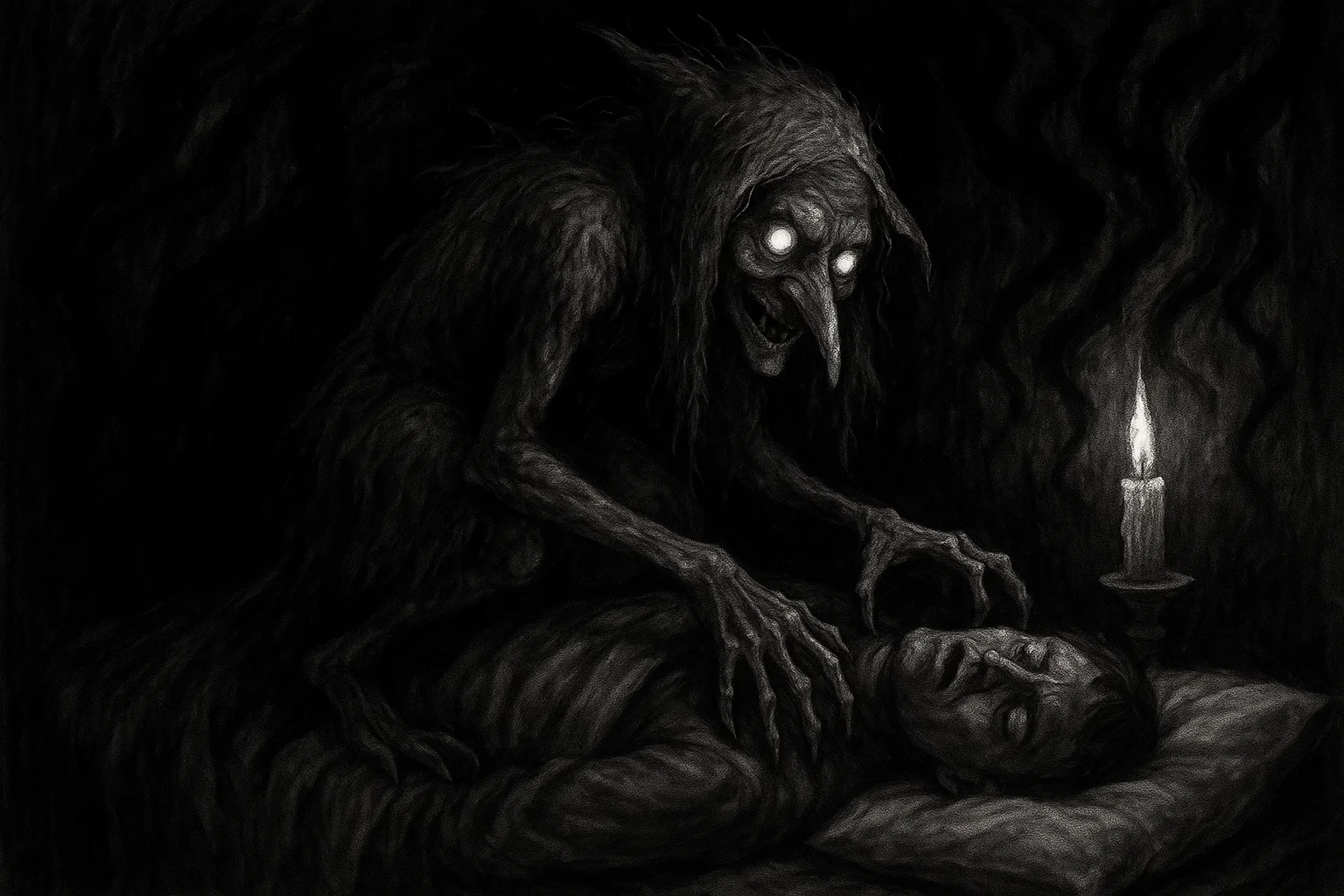 Kikimora slavic spirit