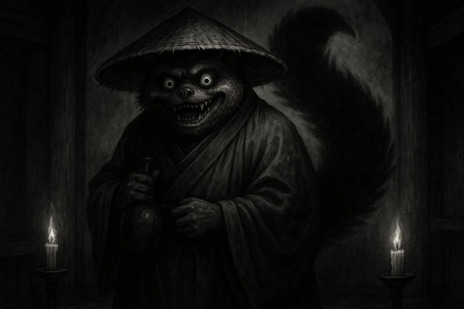 Tanuki Japanese yokai