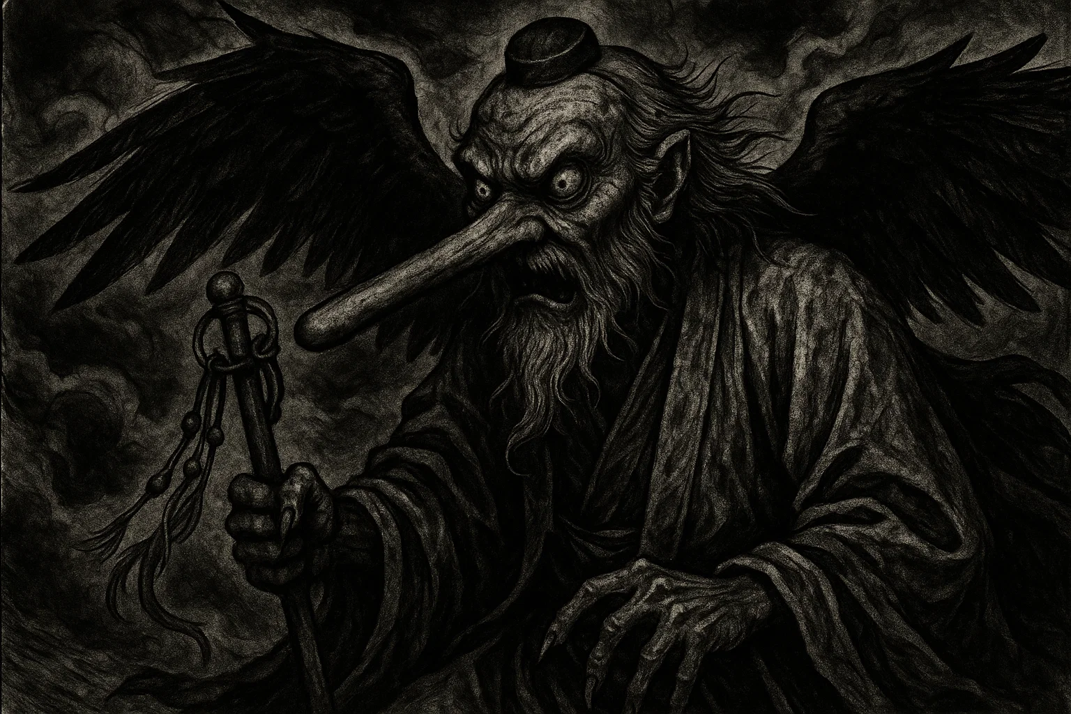 Tengu Japanese Yokai