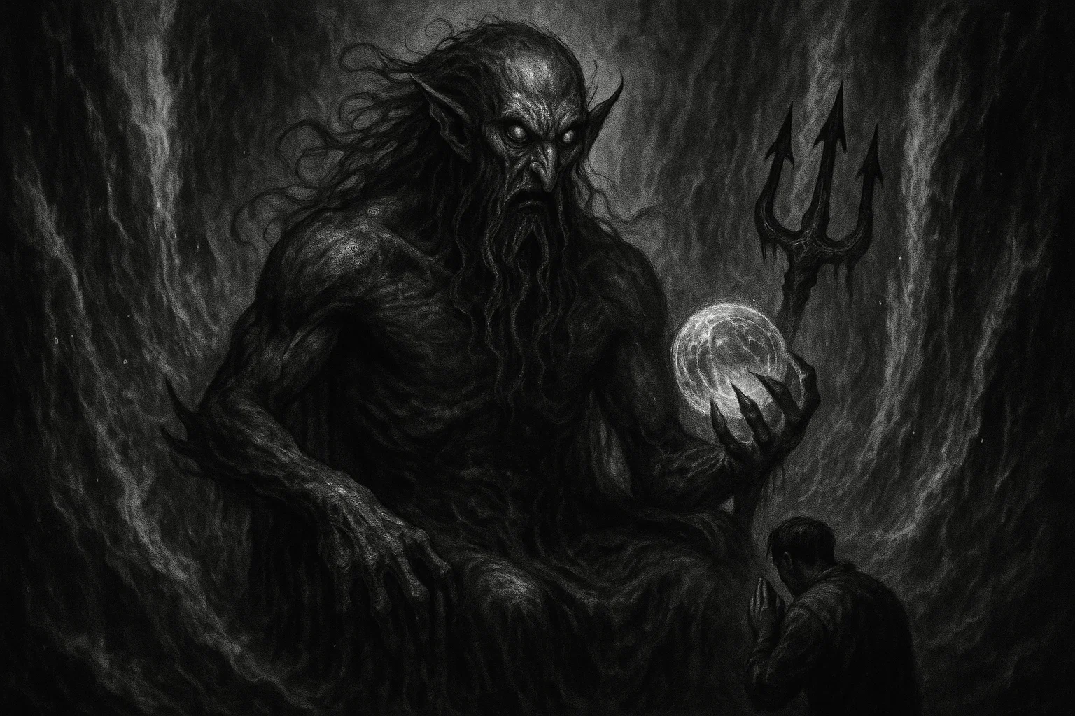 the demon Marid granting wishes