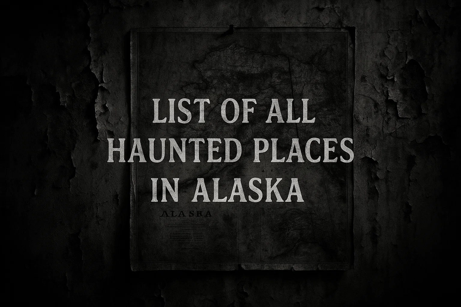 list of all haunted places in Alaska