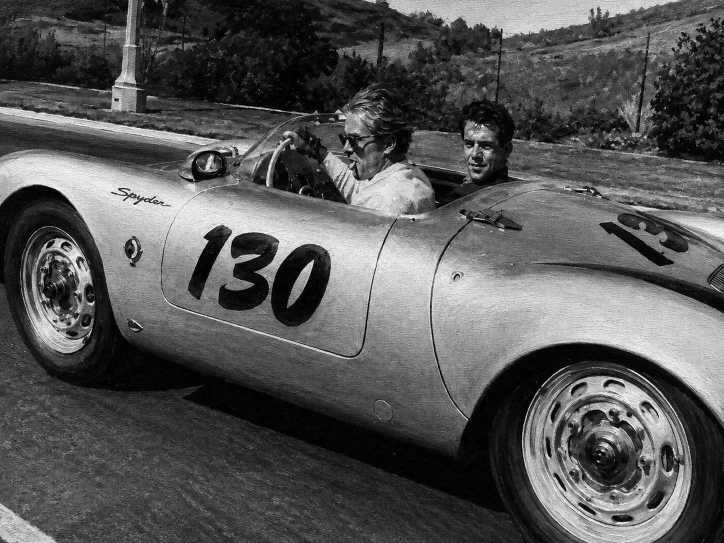 James Dean's car