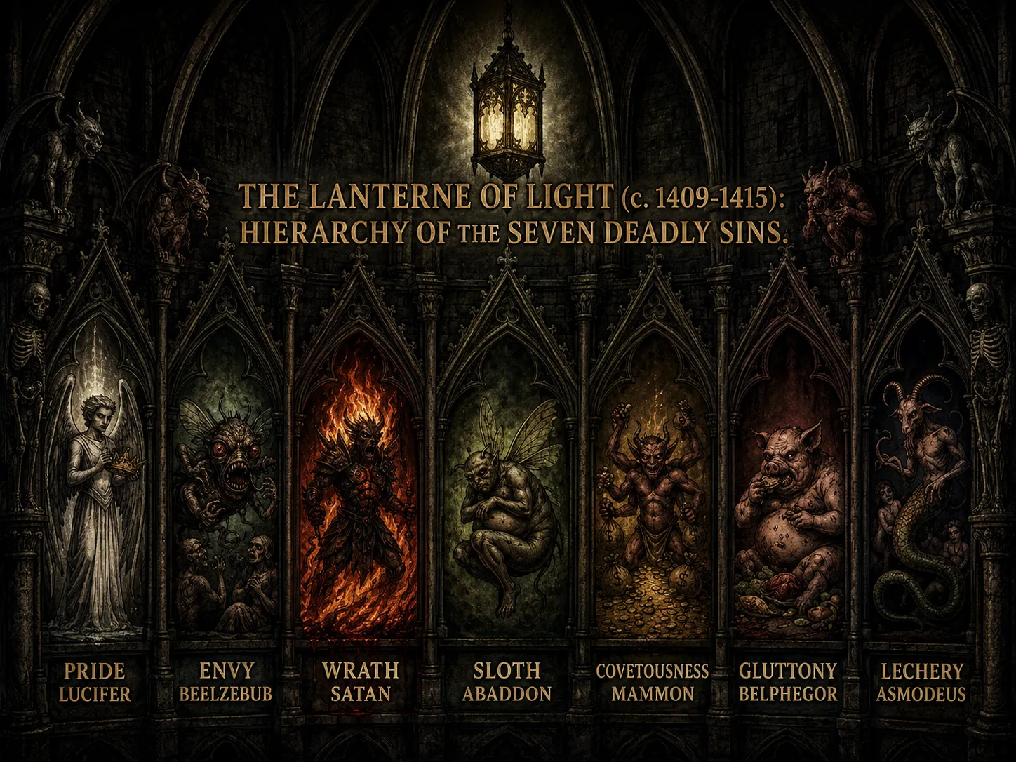 The Lanterne of Light classification of demons