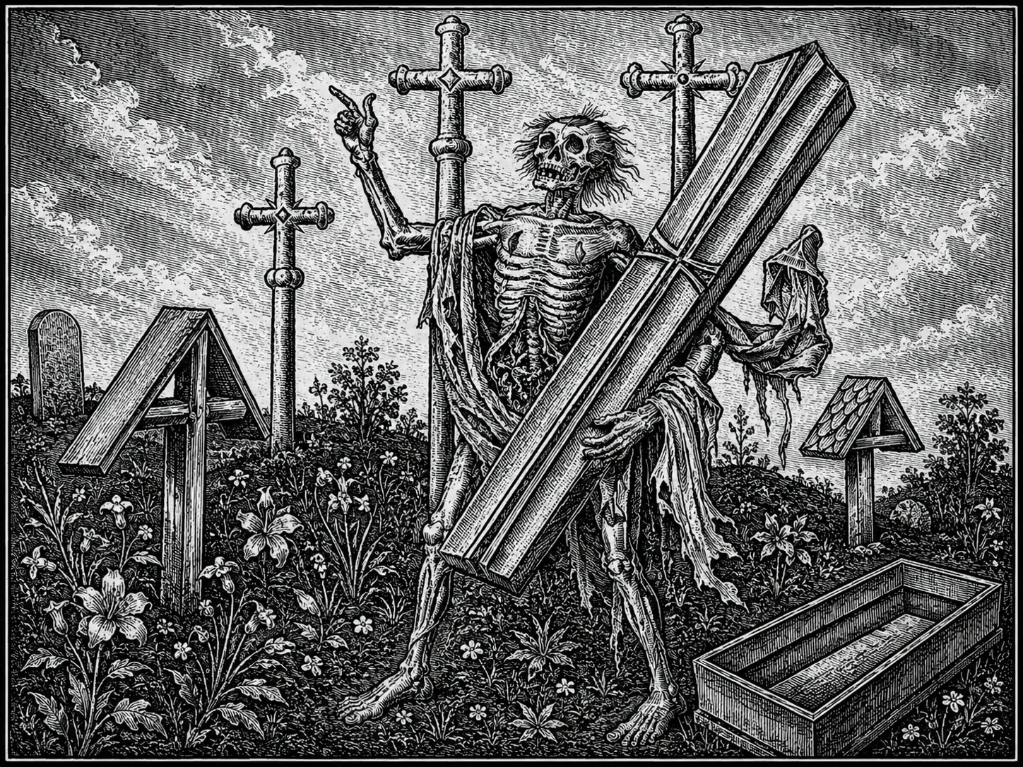 medieval depiction of a revenant